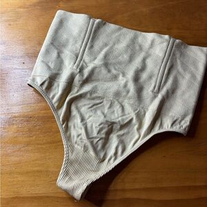 High-Waisted Ribbed Shapewear